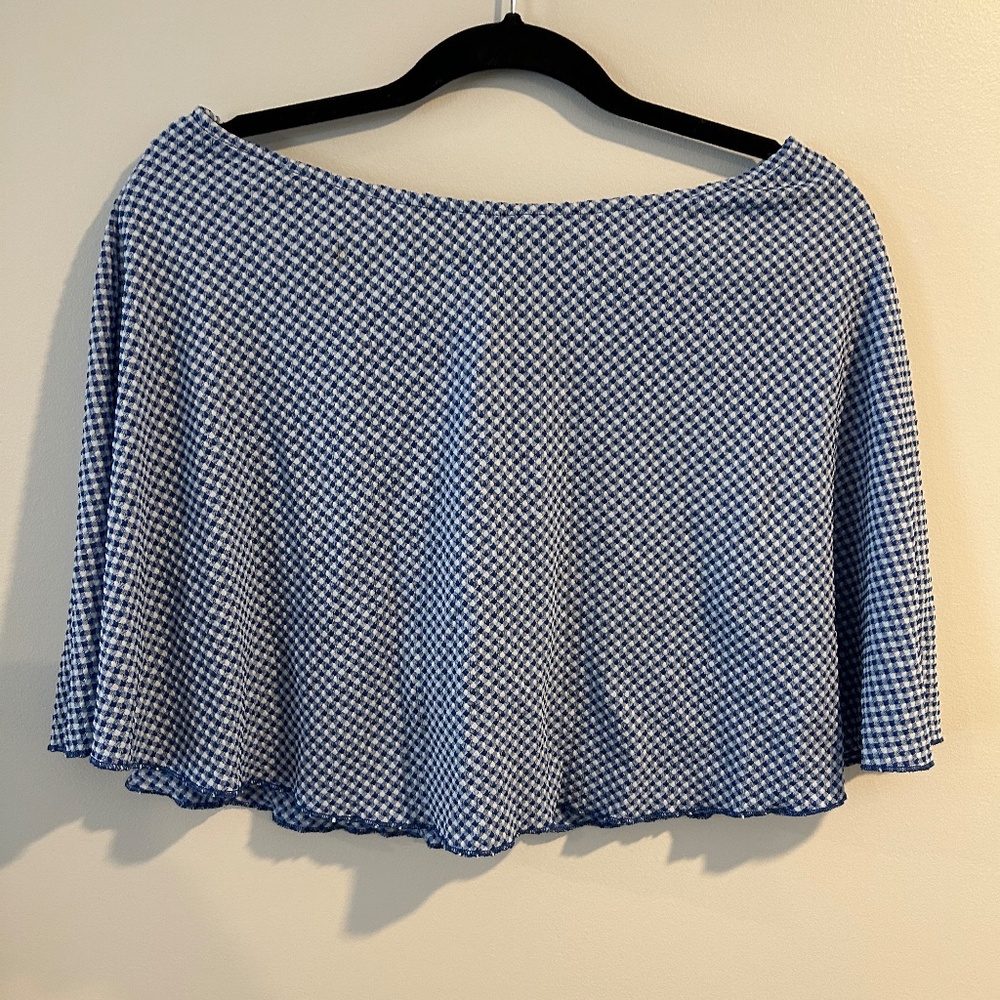 NWT Gingham Skirt
